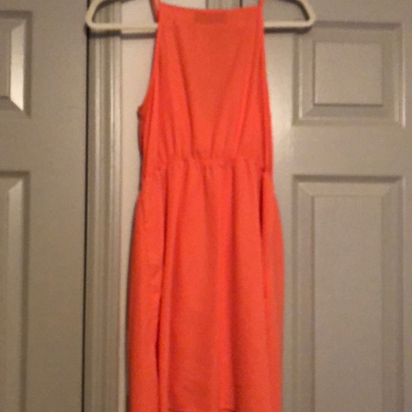 Orange dress with front zipper - Picture 6 of 6